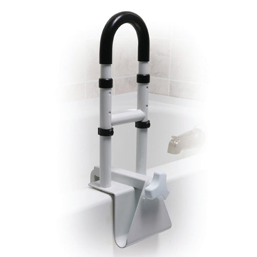 Adjustable Tub Rail Clamp-On Grab Bar - 14-17 Inch Height, 300 Lb Capacity