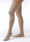 Jobst Opaque 15-20 mmHg Thigh High Compression Stockings - Silky Beige, Medium
