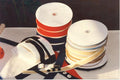 White Pressure Sensitive Hook & Loop Tape - 1 Inch x 25 Yard Roll - for Casting