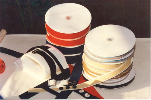 White Pressure Sensitive Hook & Loop Tape - 1 Inch x 25 Yard Roll - for Casting