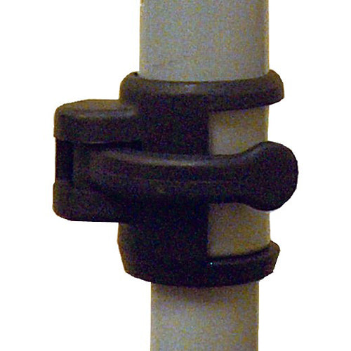 Black Aluminum Offset Cane with Tab-Loc Silencer, Ergonomic Grip, Adjustable 29-38 Inch