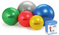 Pro-Series 75cm Blue Exercise Ball - Slow Deflate, Anti-Burst, with Inflation Kit & Exercise Guide