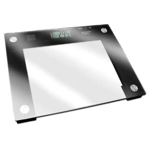 Talking Bathroom Scale with Extra Wide Platform & 550 lb Capacity