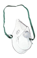 Oxygen Mask Adult with 7' Tubing - Medium Concentration Soft Vinyl (Each)