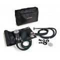 Black Blood Pressure Kit with Sprague Rappaport Stethoscope & Matching Case - Latex-Free
