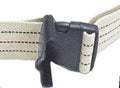 Gait Belt with Quick Release Buckle, 2" x 72" Striped, Heavy Duty Cotton Webbing for Patient Transfer