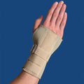 Thermoskin Carpal Tunnel Wrist Brace with Dorsal Stay, Large, Right Hand, Beige