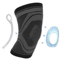 Active Compression Knee Sleeve with Patella Gel Support & Flexible Stays - Large
