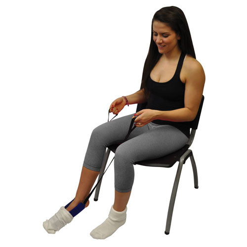 Get Your Sock On Sock Aid with Terry Cloth Exterior & Flexible Core