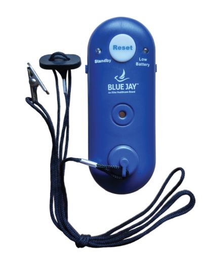 Magnetic Bedside Fall Prevention Alarm with Clip - High/Low Volume & Music/Alarm Tones