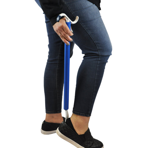 Get Dressed Dressing Aid 24" with Shoehorn - Long Handle Dressing Stick