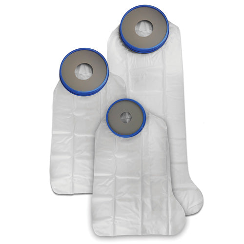 Waterproof Cast & Bandage Cover for Short Leg - 25" Length, Adult Size