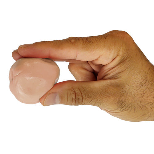 Squeeze 4 Strength 1 lb Medium-Soft Hand Therapy Putty - Dark Beige - for Hand Strengthening Exercise