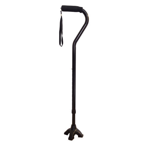 Blue Jay Quad Cane - Aluminum Offset Walking Cane with 30-39" Adjustable Height