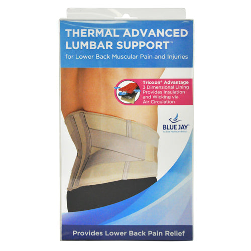Blue Jay Lumbar Support XXL, 44-48.5 Inch Waist - Back Pain Relief & Compression