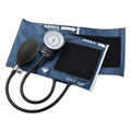 Pocket Aneroid Sphygmomanometer with 2 Tubes - Latex-Free, Navy Blue Cuff