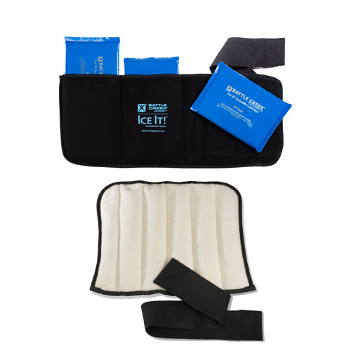 Large Back, Hip & Joint Pain Relief Kit - Hot & Cold Therapy with MaxComfort Wrap & Straps