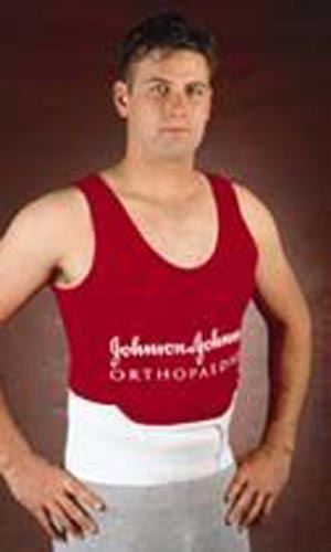 Johnson & Johnson Elastic Rib Belt - Small - Breathable Support for Rib Cage - 22-30 Inch