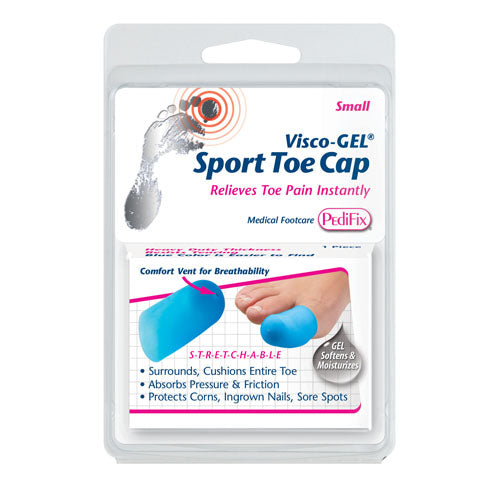 Visco-GEL Sport Toe Cap - Small - Cushions & Protects Toes - 1 Count