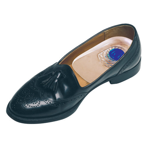 Gel Heel Cushions for Men - Shock Absorbing Inserts for Heel Pain Relief (Pair)