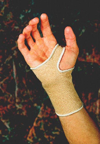 Sportaid Large Slip-On Wrist Support 7-3/4" - 8-1/2" - Compression Wrist Brace for Either Hand