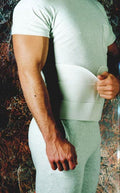 Sportaid 3-Panel Abdominal Binder - 30-45" - Plush Elastic Support