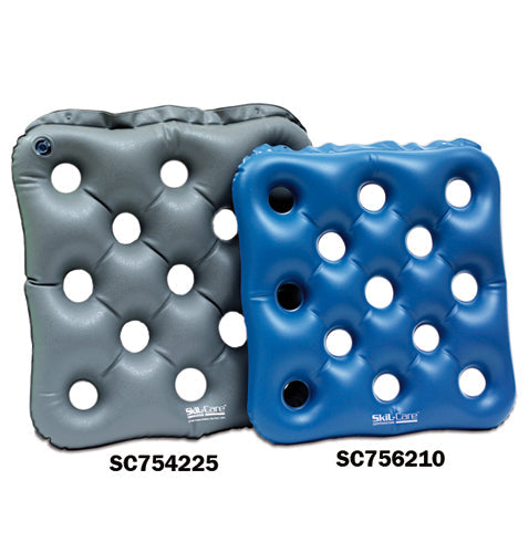 Air Inflatable Wheelchair Cushion - 17 x 17 - Pressure Relief & Anti-Bacterial Vinyl