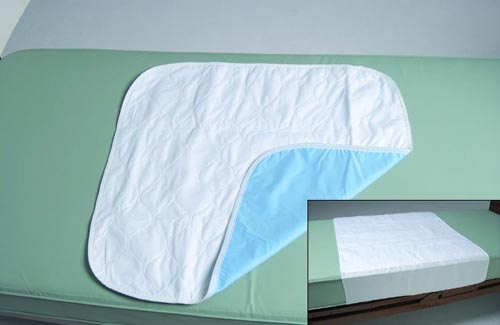 CareFor Reusable Incontinence Underpad 32 x 36 with Tuck-In Flaps - Washable Bed Protection