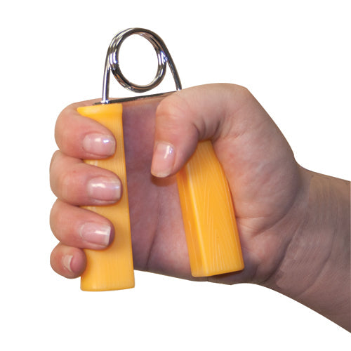 CanDo Hand Exercise Grips - Yellow X-Easy (Pair) - 3 lbs Resistance - Hand Therapy & Rehab