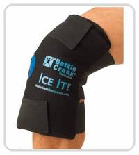 Ice It! ColdComfort Knee Ice Pack Wrap - Full Coverage Cold Therapy - 12 x 13