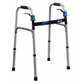 Walker Folding Trigger Release Junior - Lightweight, Flame Blue, Adjustable Height