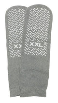 Non-Skid Slipper Socks for Men, XXL Grey, Size 12-13, Hospital & Home Safety