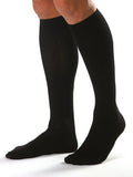 Jobst for Men 15-20 mmHg Knee High Compression Socks - Black, Small (Pair)