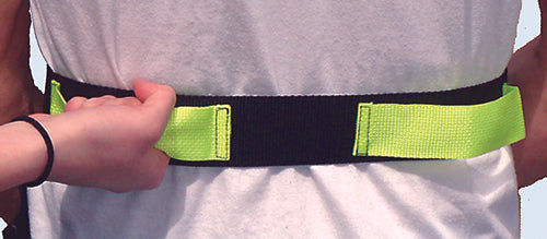 Gait Belt with Hand Grips - 48" Cotton Transfer Belt with Buckle