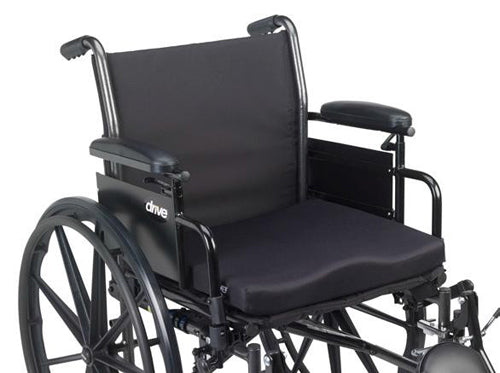 Molded Wheelchair Cushion 18 x 16 x 2 - High Resilient Foam, Pressure Relief, Non-Slip Bottom