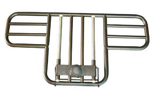 No-Gap Bed Rails for Hospital Beds - Brown Vein Finish (Pair)