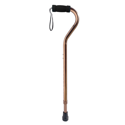 Bariatric Aluminum Cane - 600 lb Capacity, Bronze, Adjustable Height