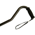 Bariatric Offset Cane, Heavy Duty Steel, 500lbs Capacity, Adjustable Height, Black