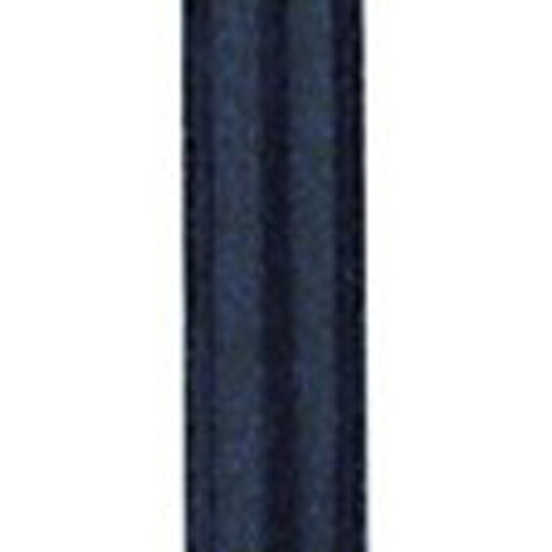 Offset Aluminum Cane with Gel Grip, Adjustable Height, Wrist Strap, Black