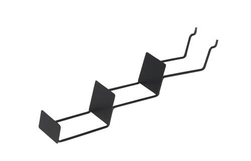 Cane Rack for Retail Displays - Black, Holds 9 Canes - Slat Wall & Peg Board Compatible - CS/2