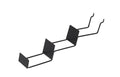 Cane Rack for Retail Displays - Black, Holds 9 Canes - Slat Wall & Peg Board Compatible - CS/2