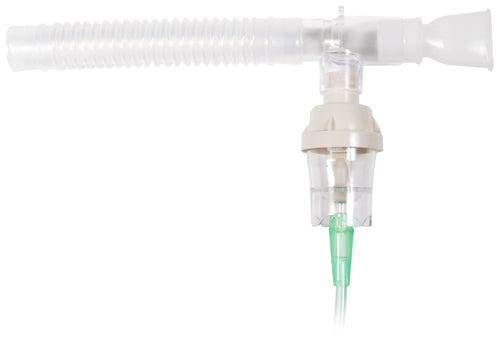 Reusable Nebulizer Kit with Anti-Spill T-Piece, 7' Tubing, and 10cc Neb Cup cs/10