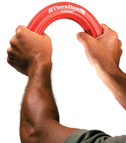 Flexbar Exercise Bar - Red - Hand, Wrist & Forearm Rehabilitation - 10lb Resistance