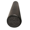 CanDo Extra Firm Foam Roller - 6 x 36 Inch - Black Composite - for Exercise Physical Therapy Muscle Recovery