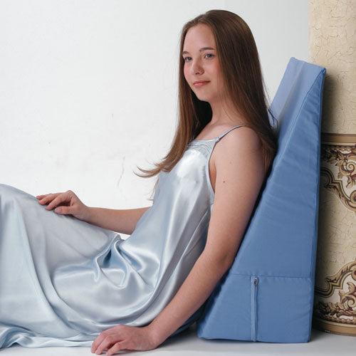 Alex Ortho Bed Wedge - 24x24x7 Inch Blue Polyurethane Foam - Case of 2 - Elevates Head & Feet