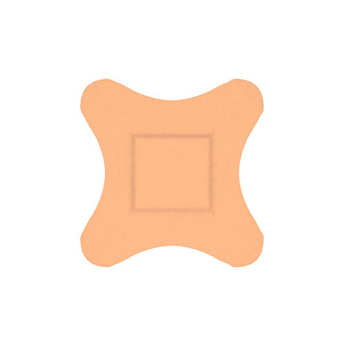 Flexible Fabric Bandages 3 x 3 Inch, Wing Design, 50 Count Box - Latex-Free Wound Protection