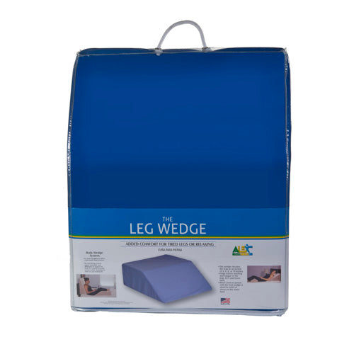 Alex Orthopedic Leg Wedge 10-Inch Blue - Elevated Leg Support for Swelling Relief
