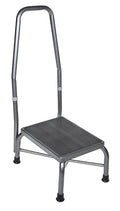 Foot Stool with Safety Rail - 9" Step, 300 lbs Capacity