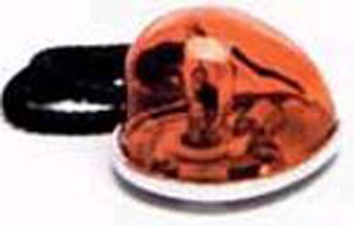 Red Emergency Beacon - Tear Drop Dome Light, 90 FPM, 2.5 lbs