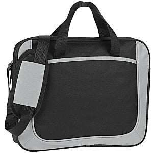 Dolphin Brief Bag - 15" Polyester Briefcase with Shoulder Strap